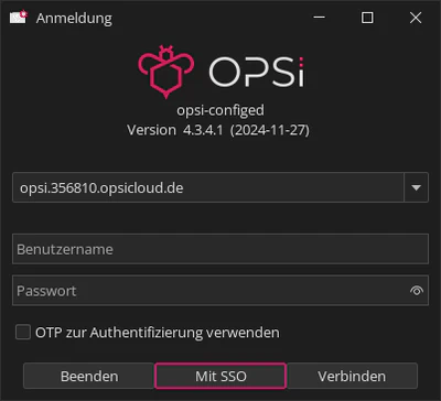 opsi-configed mit SSO