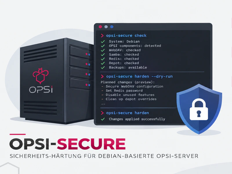 opsi-secure: Sicherheits-Härtung für Debian-basierte OPSI-Server
