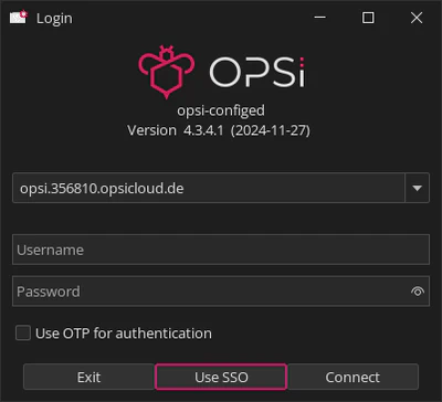 opsi-configed mit SSO