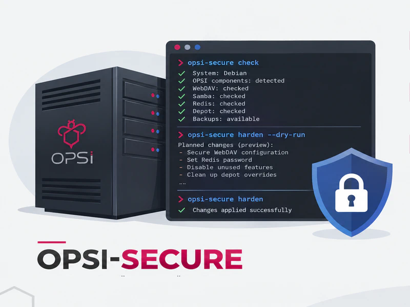 opsi-secure: Security hardening for Debian-based OPSI servers