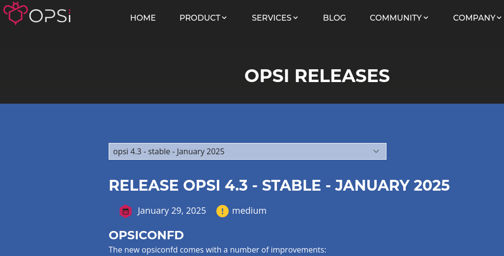 opsi.org releases page